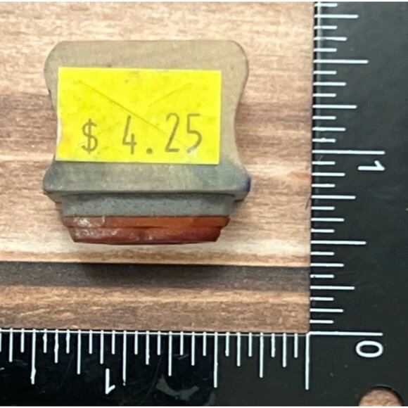 RARE HTF 1992 Penny Black Teddy Bear Heart Wood Mounted Rubber Stamp 433A - Picture 5 of 6